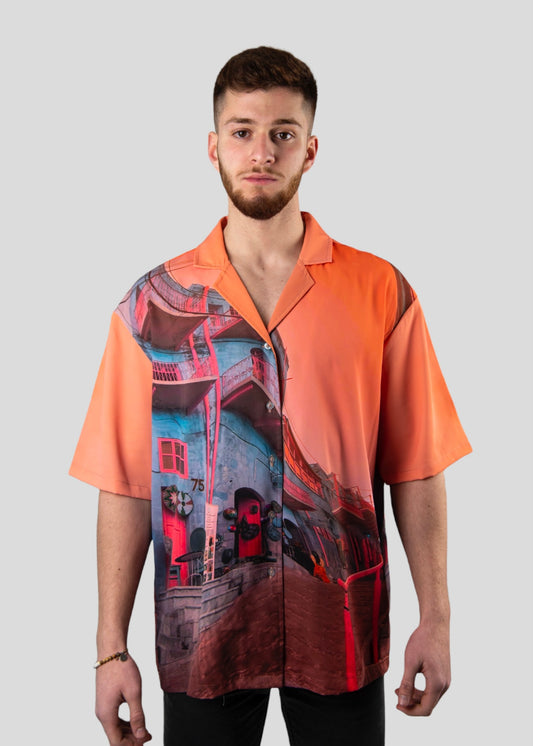 'Downtown' Oversized Button Down Shirt